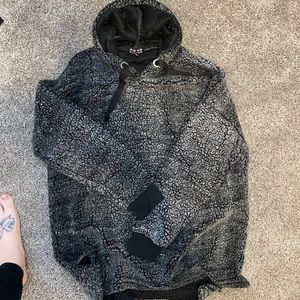 sherpa pullover hoodie